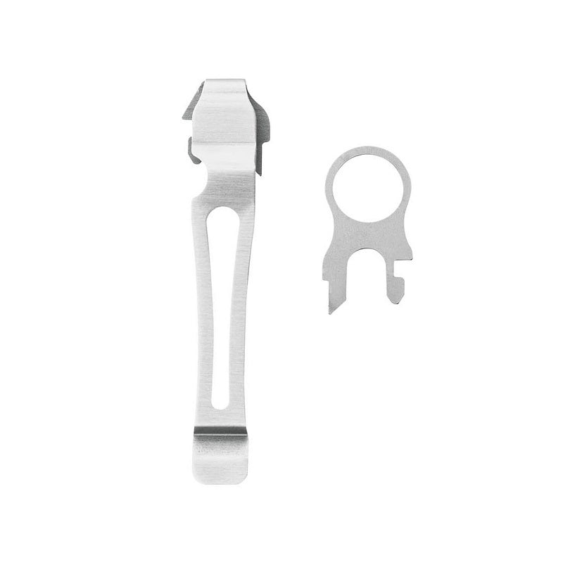 LEATHERMAN POCKET CLIP AND LANYARD RING SILVER
