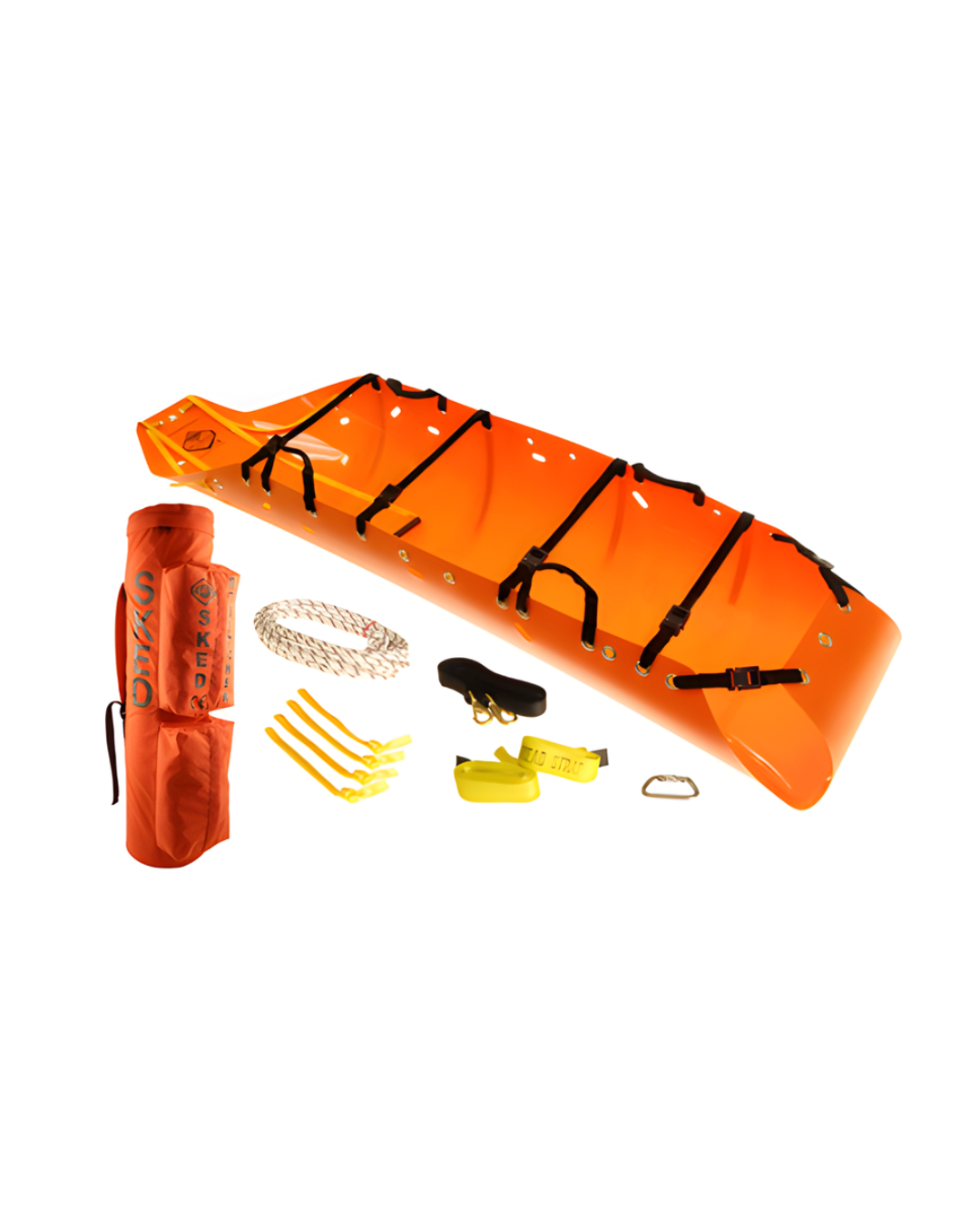 SKEDCO BASIC RESCUE SYSTEM WITH COBRA BUCKLE-ORANGE