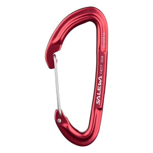 SALEWA HOT G3 WIRE CARABINER-RED - Stepin Adventure #