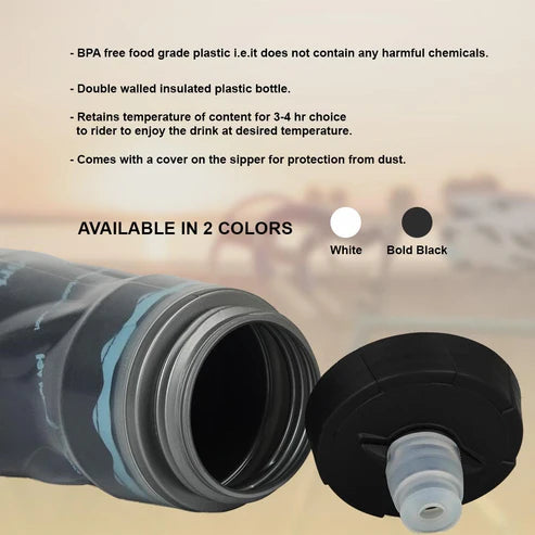 QUASPORT WATER BOTTLE | LIGHTWEIGHT REUSABLE WATER BOTTLE FOR TRAVEL, TREKKING & DAILY USE
