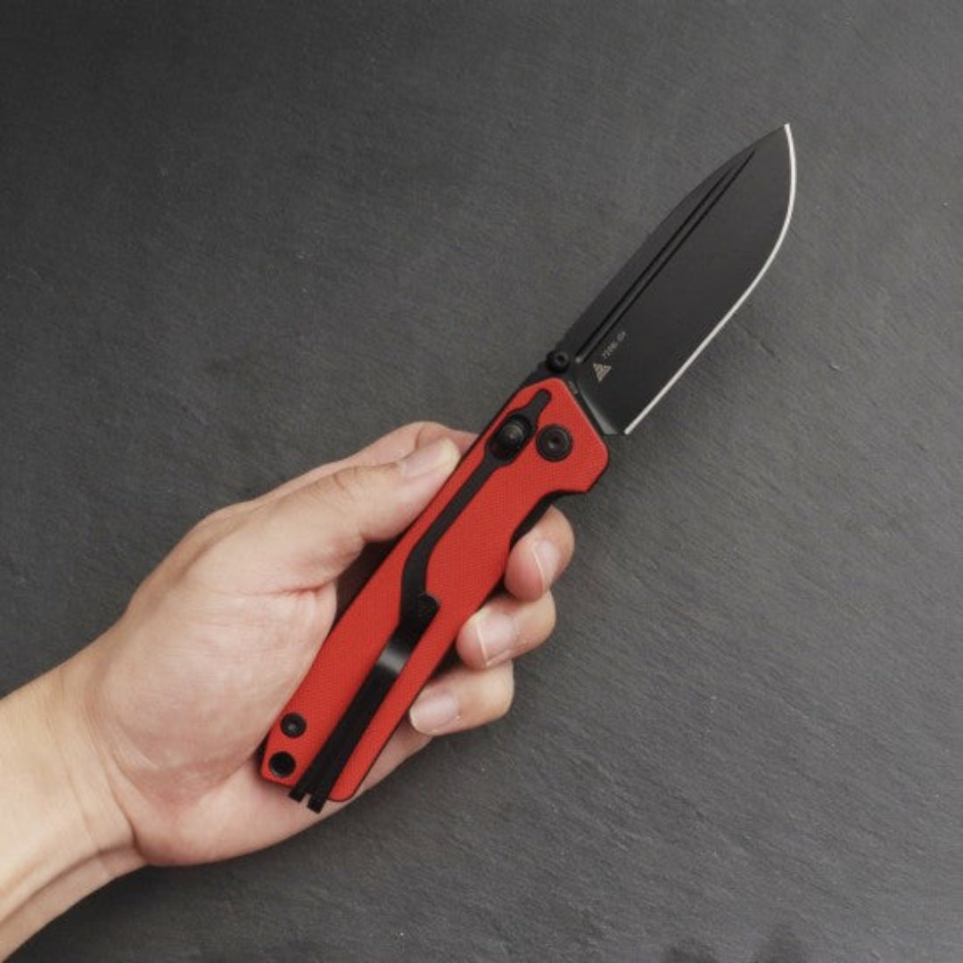SRM FOLDING BLADE KNIFE 7228L-RED - Stepin Adventure