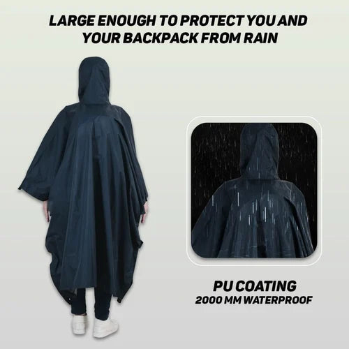 ROCKSPORT RAIN PONCHO AIRFORCE-BLUE - Stepin Adventure