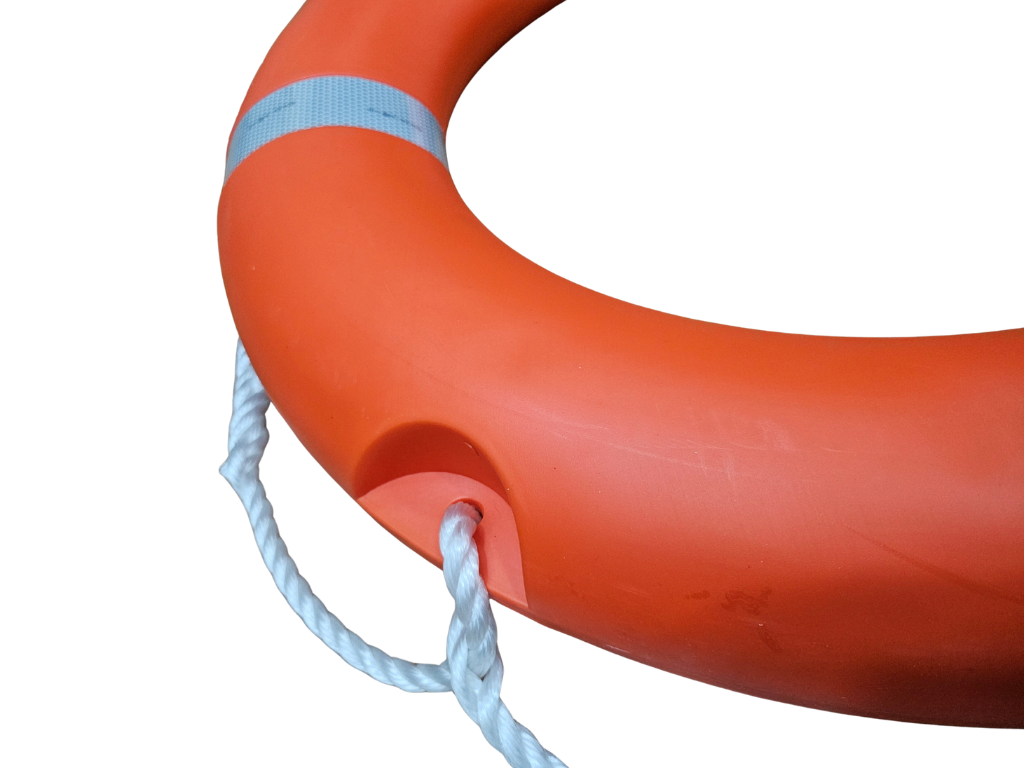 LIFEBUOY RING - HEAVY-DUTY FLOATING RESCUE TUBE | WATER SAFETY BUOY