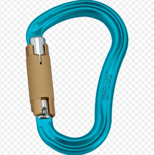 ROCK EMPIRE HMS MAGNUM TWISTLOCK CARABINER-BLUE - Stepin Adventure #