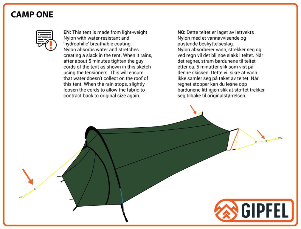 GIPFEL ONE BIVY TENT