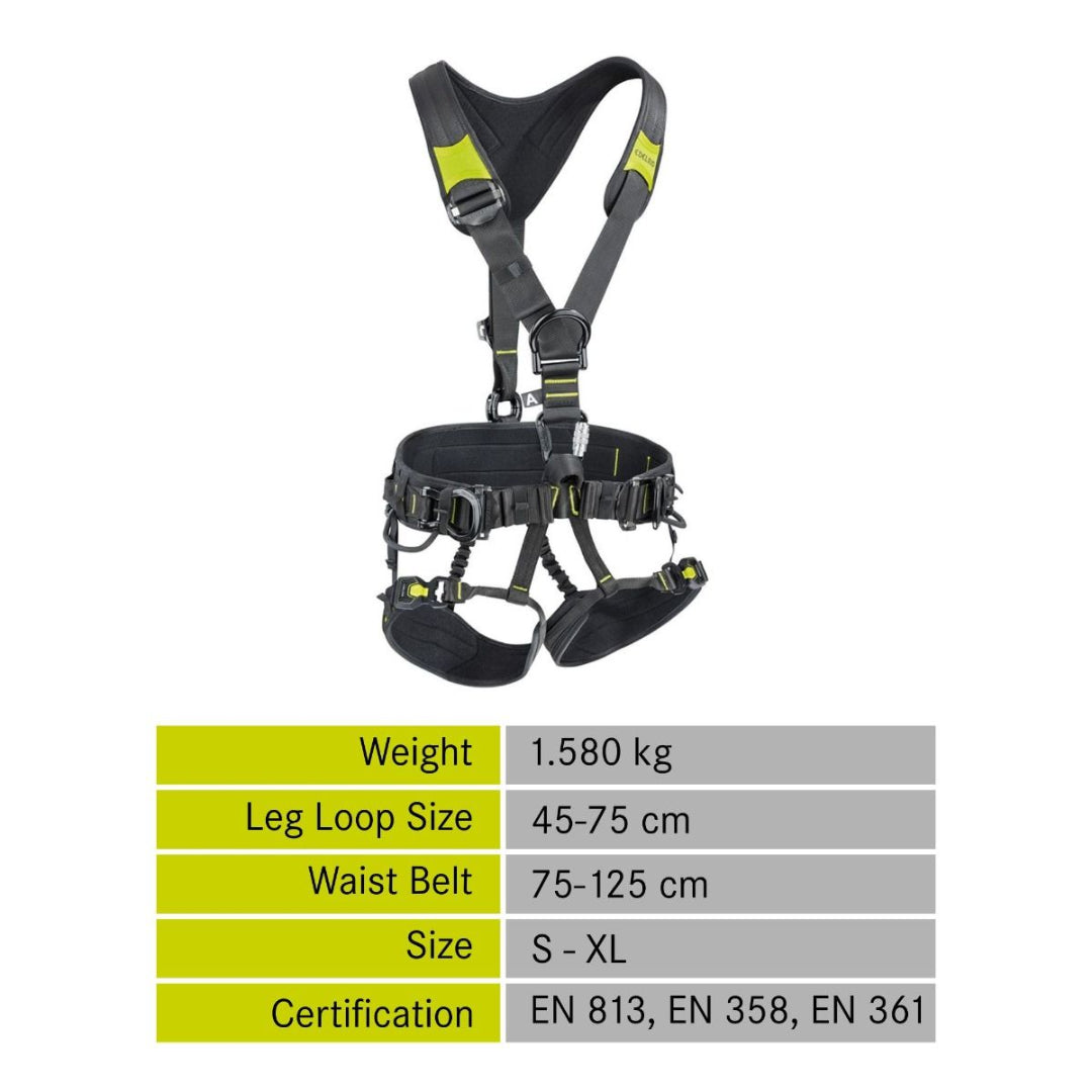 EDELRID CORE PLUS TRIPPLE LOCK HARNESS S-XL