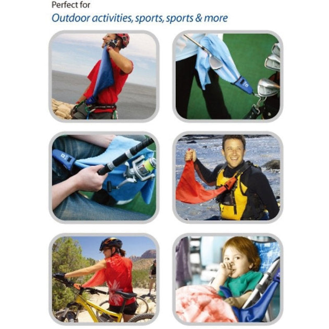 N RIT CAMPACK TOWEL ULTRAFINE MICROFIBER BLACK