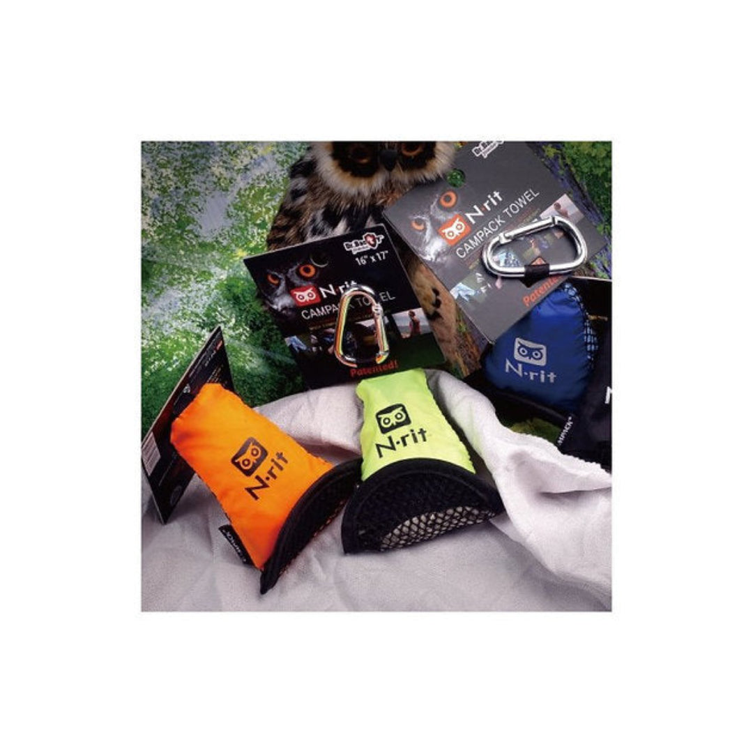 N RIT CAMPACK TOWEL ULTRAFINE MICROFIBER BLACK