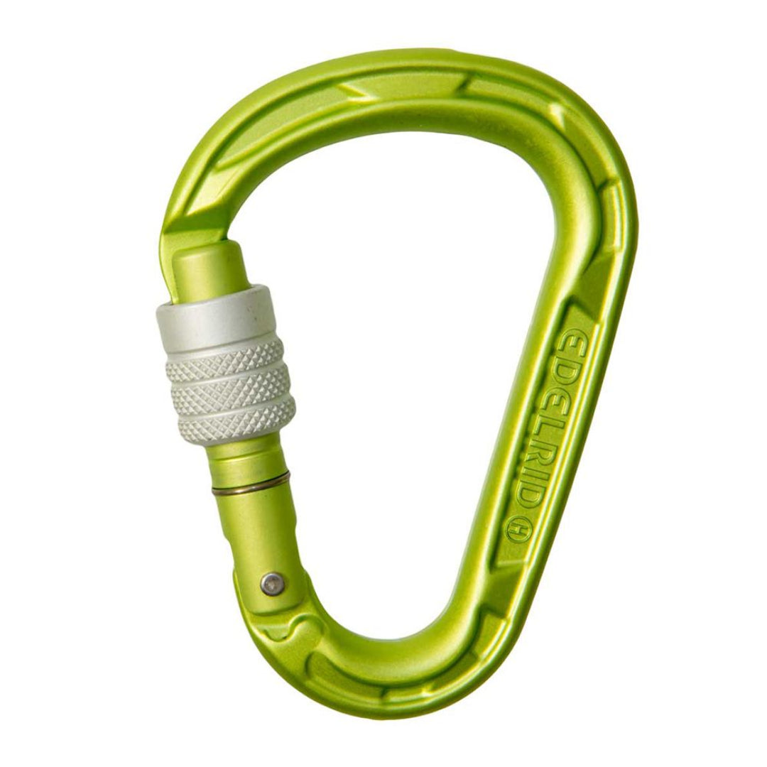 EDELRID HMS STRIKE SCREW CARABINER ELOXIERT