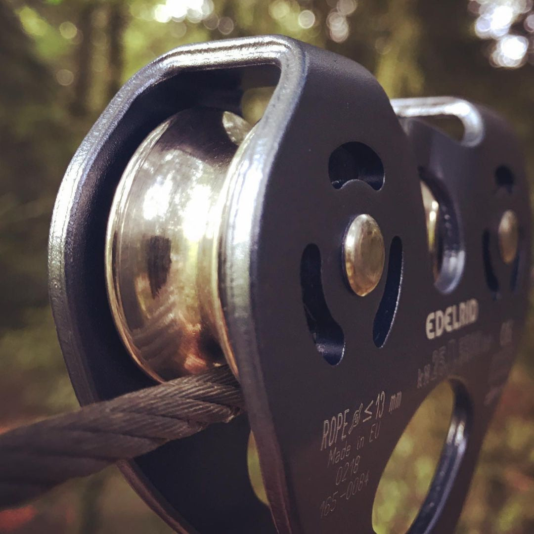 EDELRID RAIL DOUBLE PULLEY