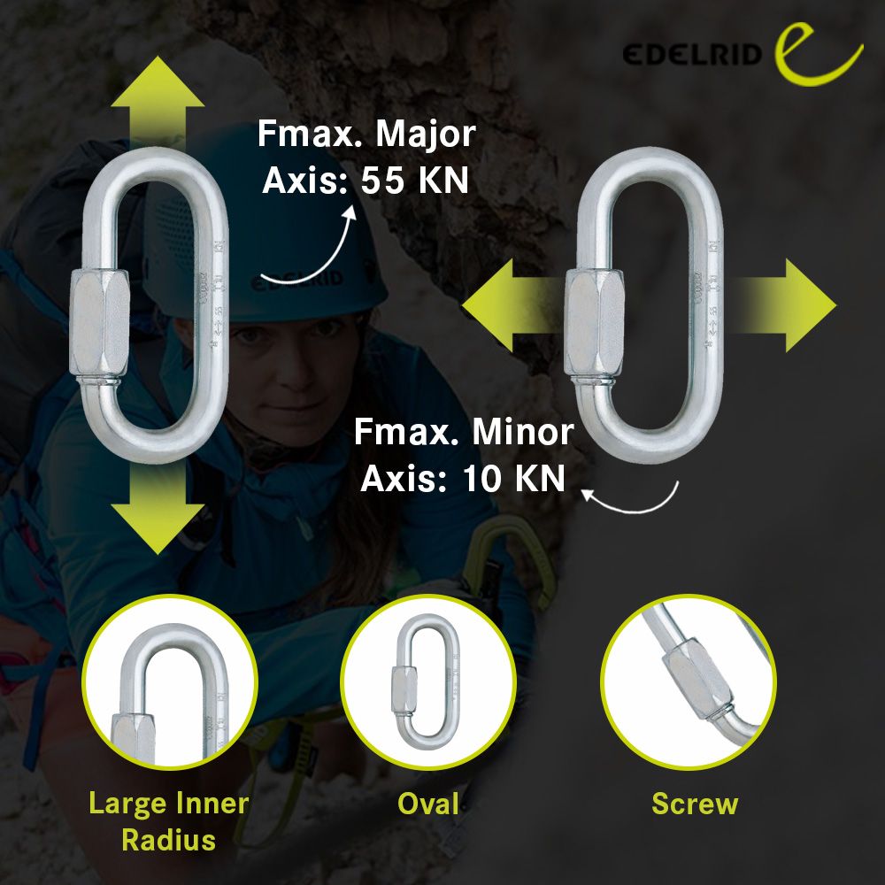 EDELRID SCREWLINK 10MM - Stepin Adventure #