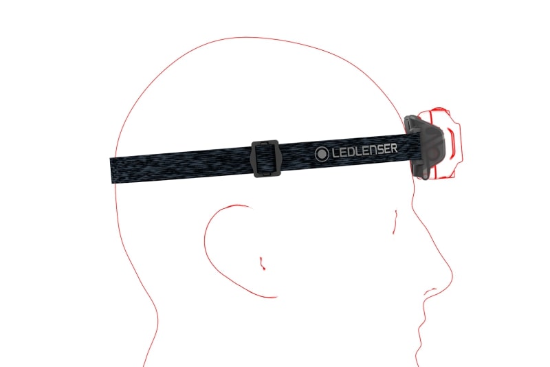 LED LENSER PORTABLE ELECTRIC LAMP HF4R CORE-BLACK