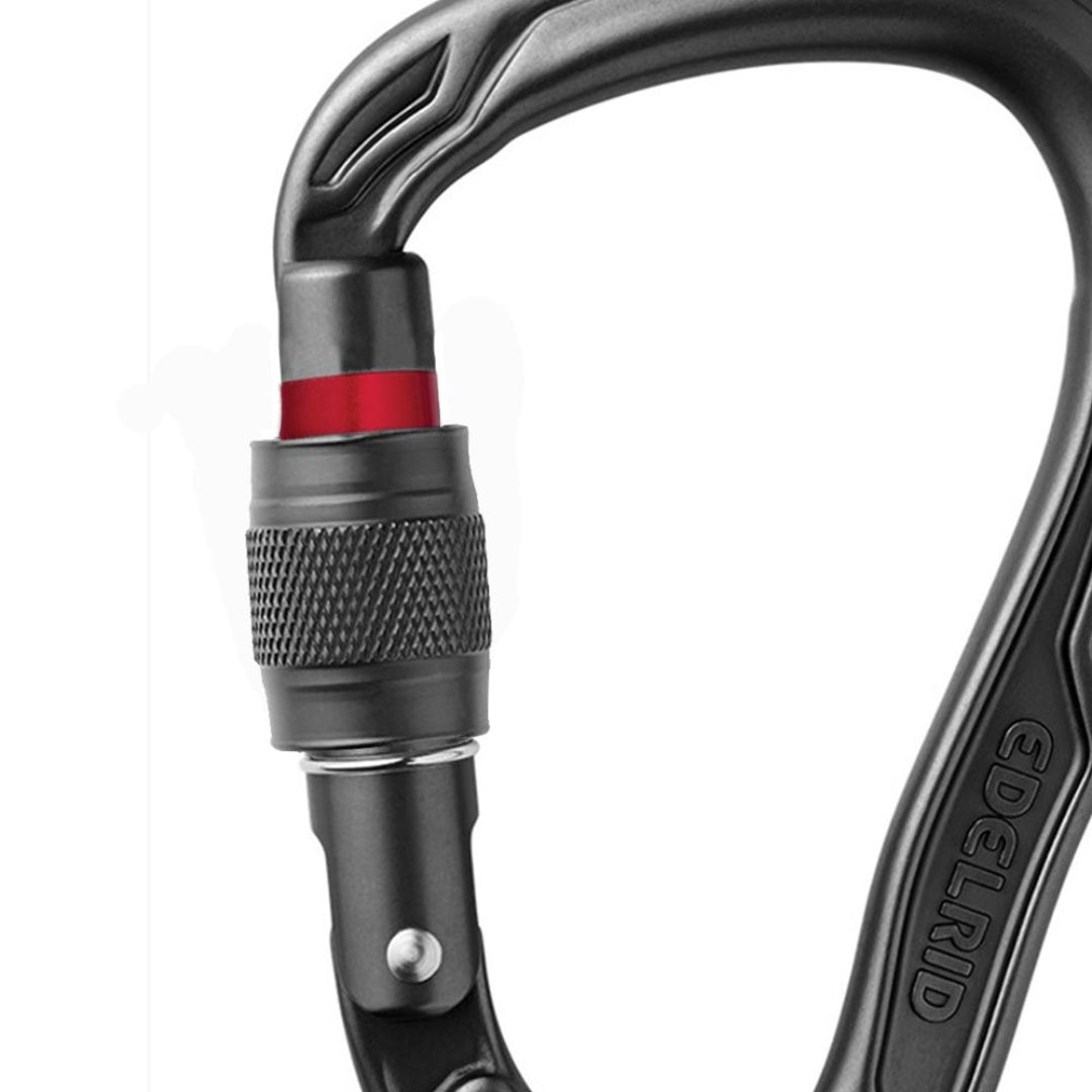 EDELRID BULLET SCREW CARABINER BLACK