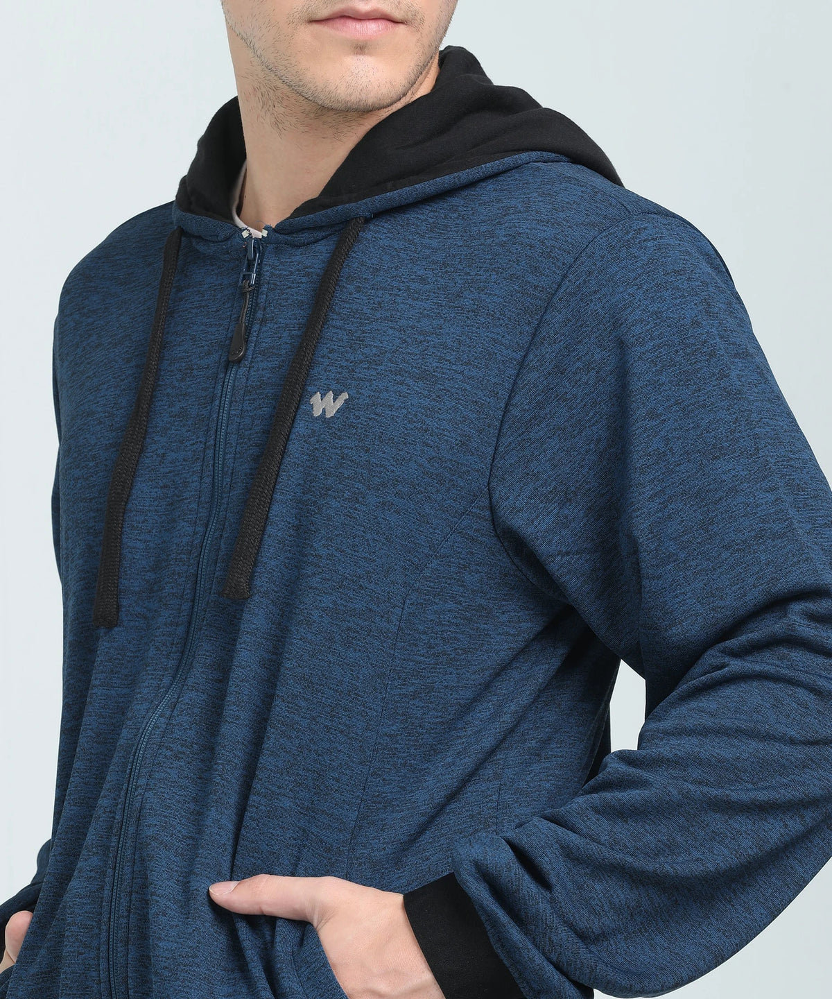 WILDCRAFT MENS ZIP HOOD SWEATSHIRT
