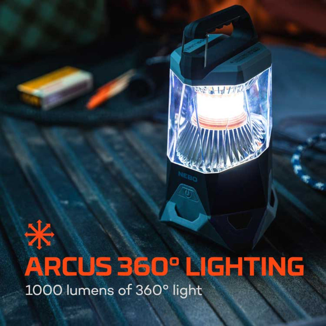 NEBO GALILEO 1000 RECHARGEABLE LED LANTERN - Stepin Adventure