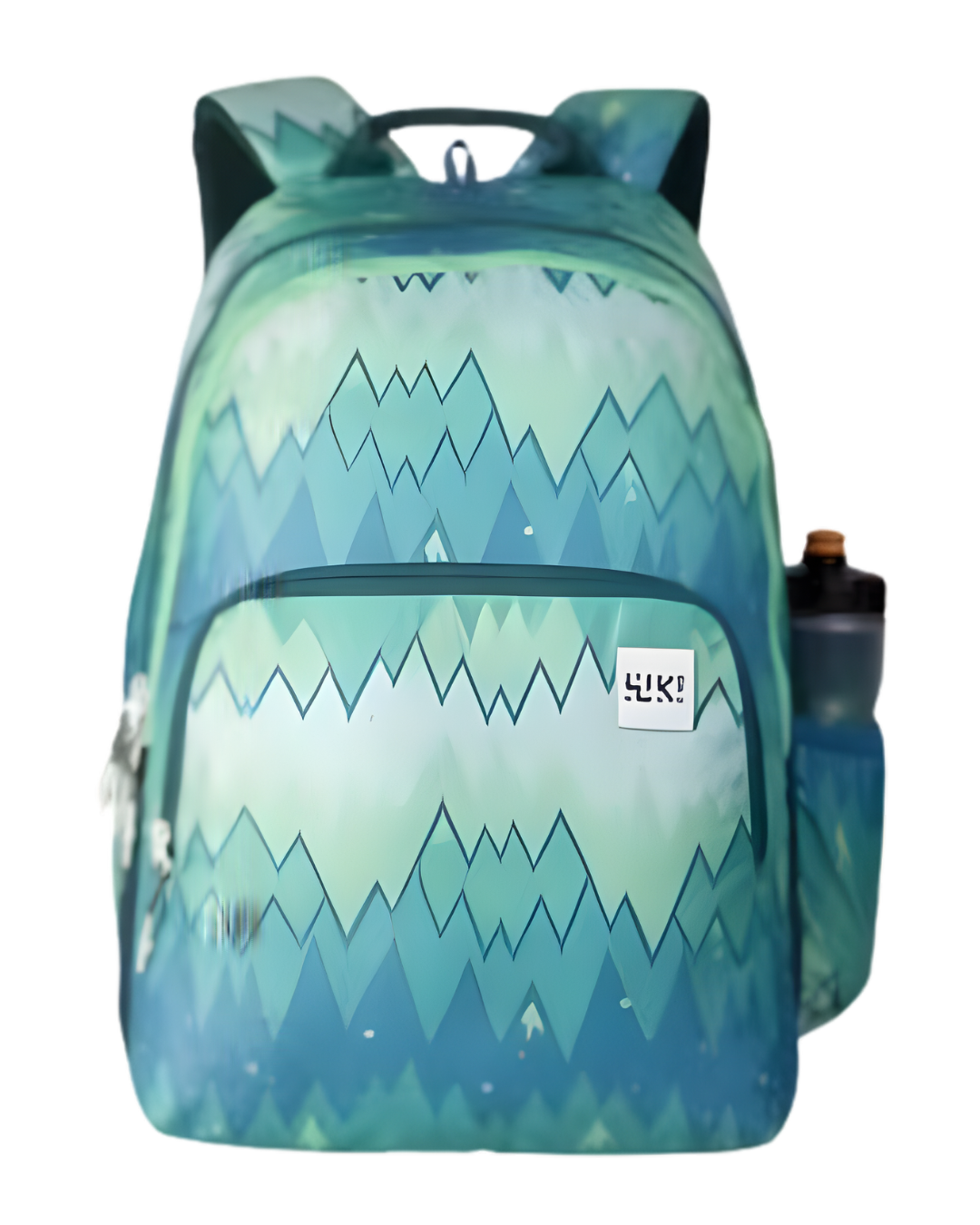 WILDCRAFT WIKI 4 OMBRE SCHOOL BAG-GREEN