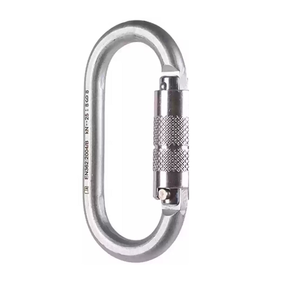 ROCK EMPIRE STEEL OVAL TWIST LOCK CARABINER - Stepin Adventure #