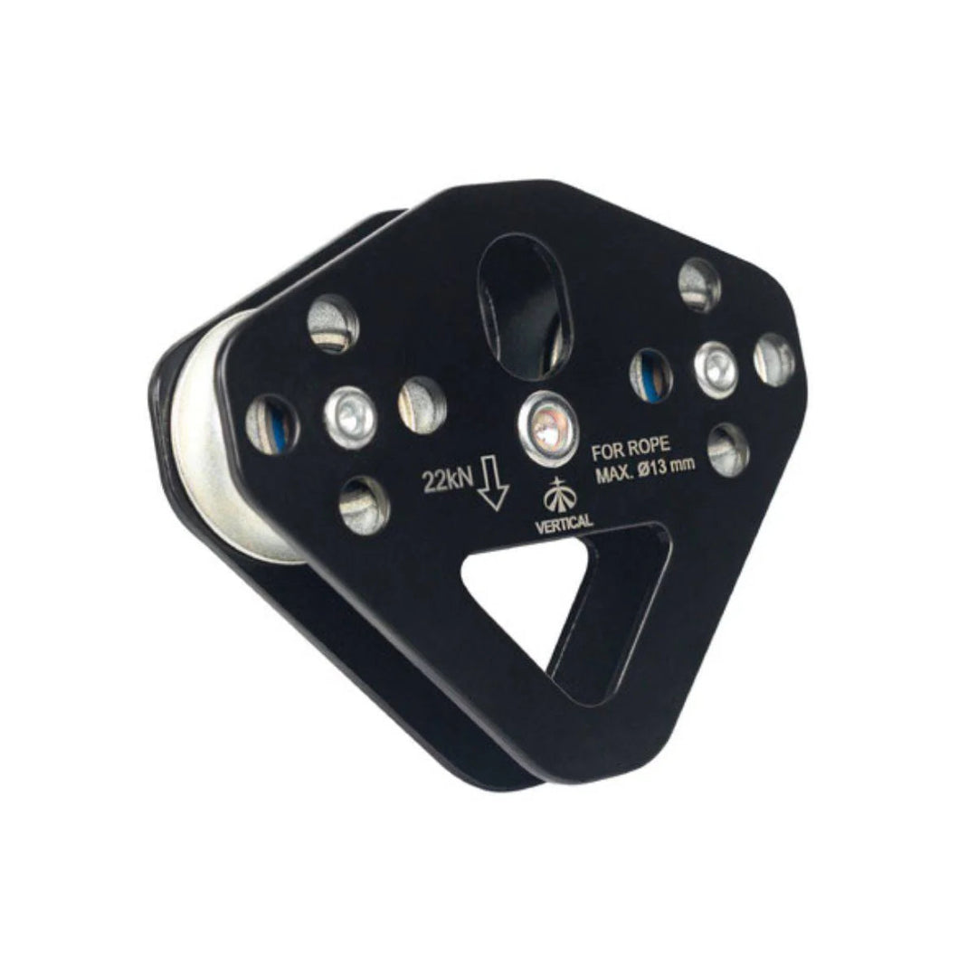 VERTICAL TANDEM DOUBLE PULLEY 22KN-BLACK