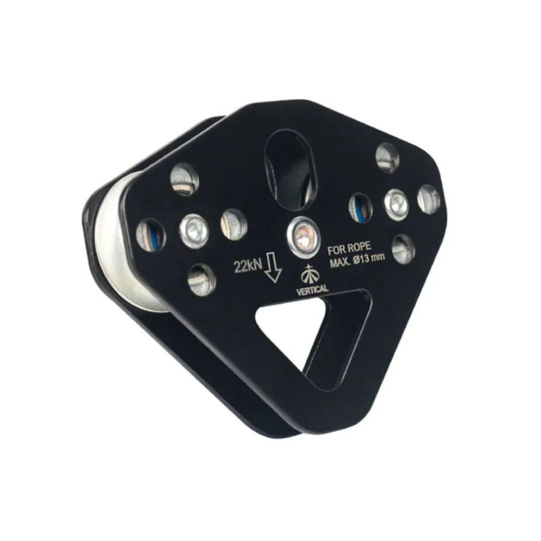 VERTICAL TANDEM DOUBLE PULLEY 22KN-BLACK