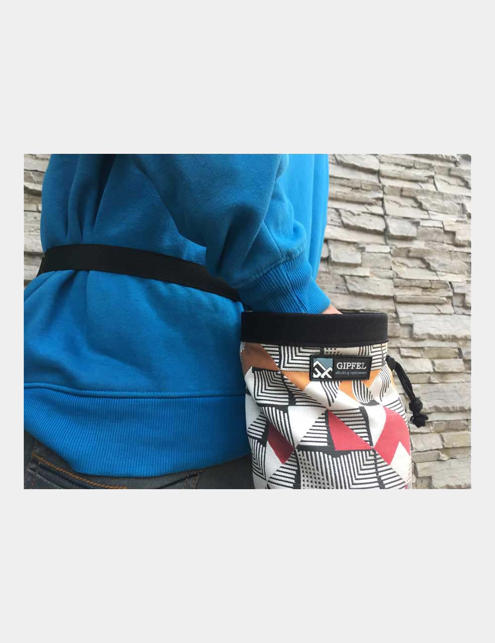 GIPFEL CHALK BAG BELT BLACK - Stepin Adventure #
