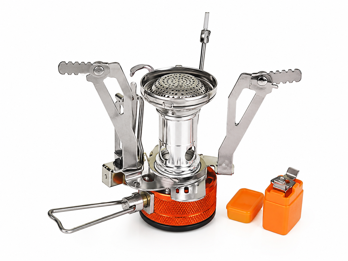 BACKPACKING CAMPING STOVE WITH PIEZO IGNITION MA191 | PORTABLE POCKET GAS STOVE