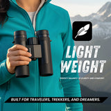 VANRAKSHAK DRISHTI 10X42 BINOCULARS | BIRD WATCHING, WILDLIFE & SAFARI | WATERPROOF