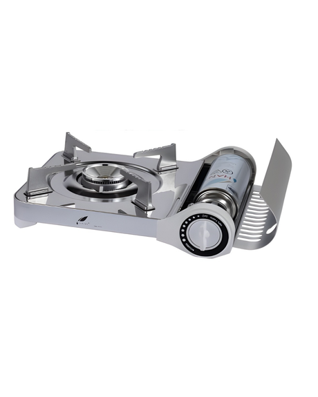 Hans Portable Gas Stove MS-N7 compact single burner camping and outdoor cooking stove