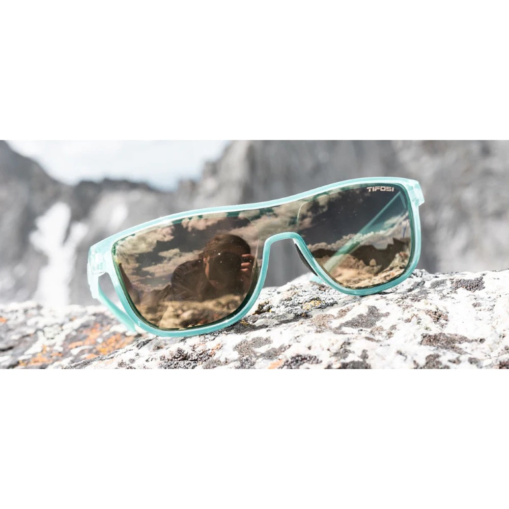 TIFOSI SIZZLE TEAL DUNE, GOLD MIRROR
