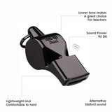 FOX 40 PEARL OFFICIAL WHISTLE - BLACK