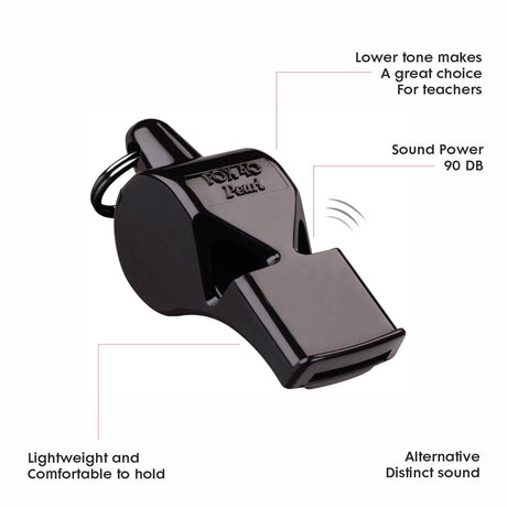 FOX 40 PEARL OFFICIAL WHISTLE - BLACK
