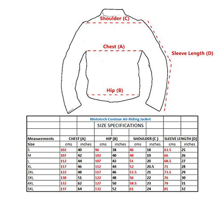 MOTOTECH CONTOUR AIR RIDING JACKET-BLACK-XL - Stepin Adventure