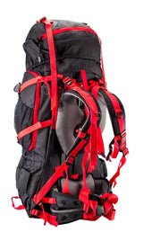 CLIFF CLIMBER EVEREST 80L BACKPACK-RED/BLACK