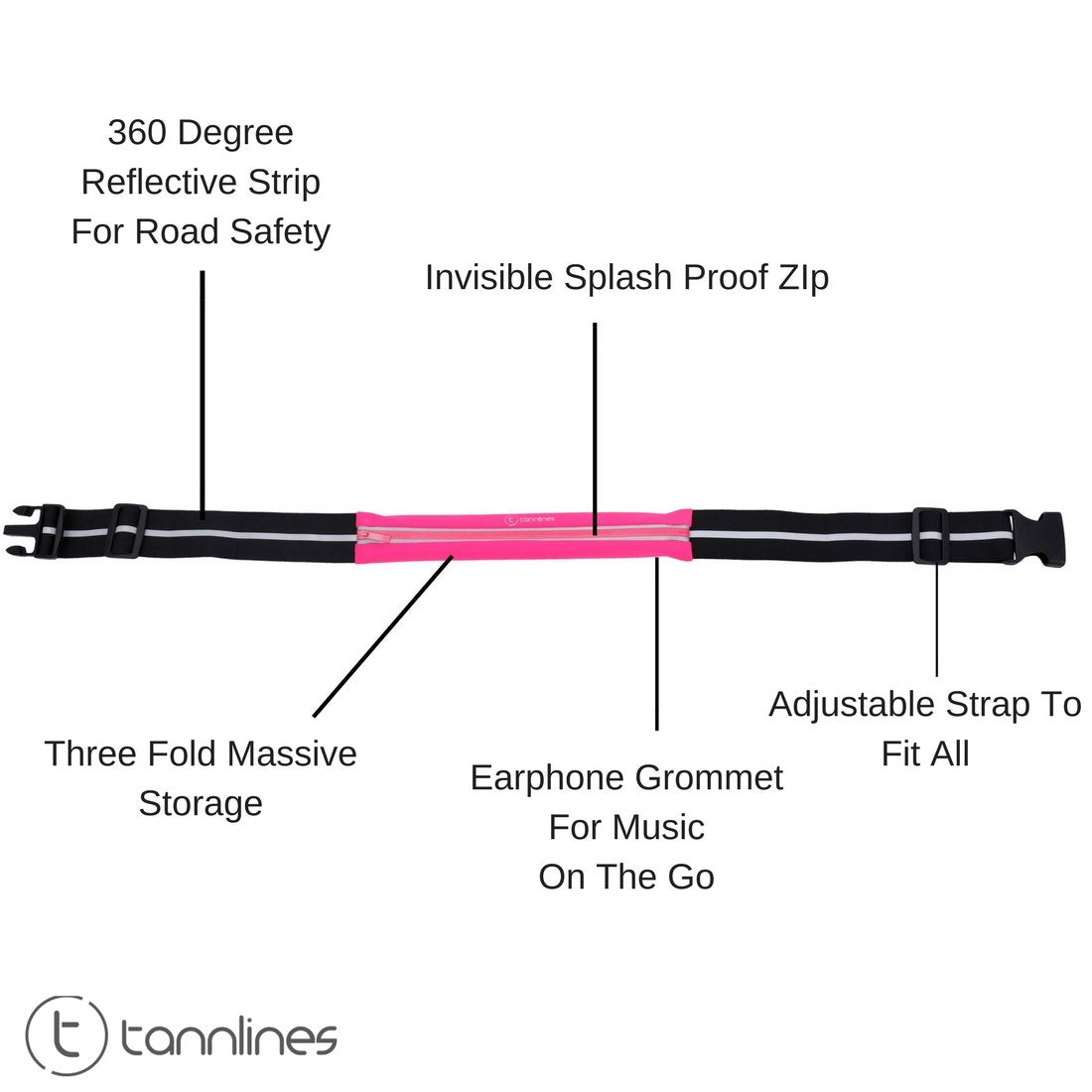 TANNLINES RUNNING WAIST BELT(HI-OCTANE)
