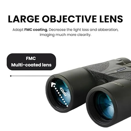 VANRAKSHAK DRISHTI 8X42 BINOCULARS | BIRD WATCHING, WILDLIFE & SAFARI | WATERPROOF