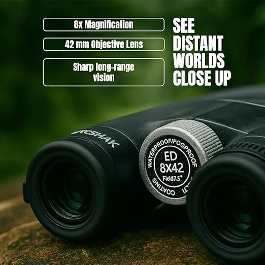 VANRAKSHAK VANRAAJ 8X42 ED BINOCULARS | BIRD WATCHING, WILDLIFE & SAFARI