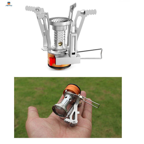 BACKPACKING CAMPING STOVE WITH PIEZO IGNITION MA191 | PORTABLE POCKET GAS STOVE
