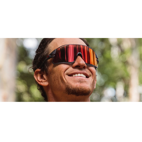 TIFOSI RAIL RACE SATIN VAPOR CLARION RED/CLEAR