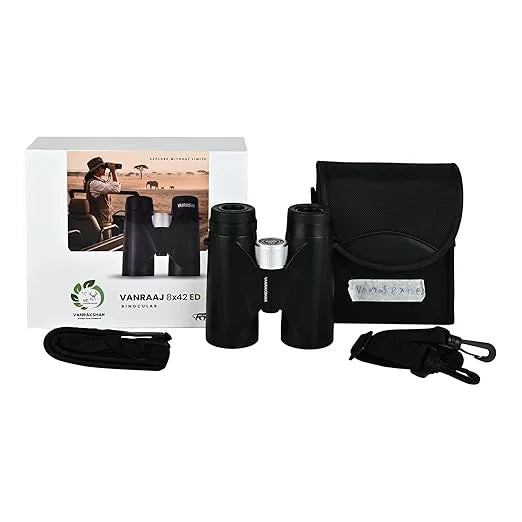 VANRAKSHAK VANRAAJ 8X42 ED BINOCULARS | BIRD WATCHING, WILDLIFE & SAFARI