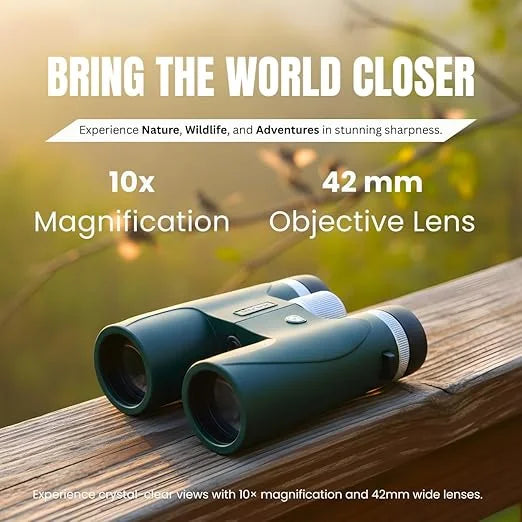 VANRAKSHAK TEJAS 10X42 PRO BINOCULARS | BIRD WATCHING, WILDLIFE & SAFARI