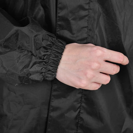 ROCKSPORT WATERPROOF RAIN SUIT FOR CAMPING, HIKING & TRAVELLING - BLACK