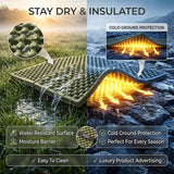 QJ-1888 FOLDING CAMPING MAT | PORTABLE ALUMINUM FOIL FOAM SLEEPING PAD