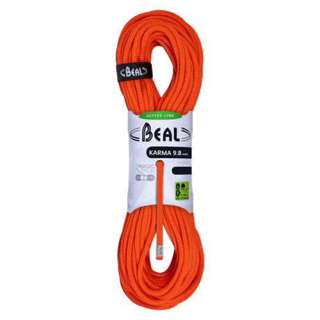 BEAL ROPE KARMA 9.8MM SOLID  ORANGE - Stepin Adventure #