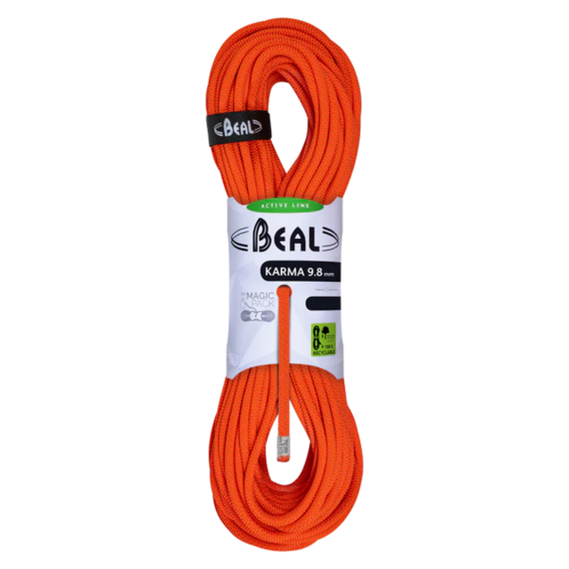 BEAL ROPE KARMA 9.8MM SOLID  ORANGE - Stepin Adventure #