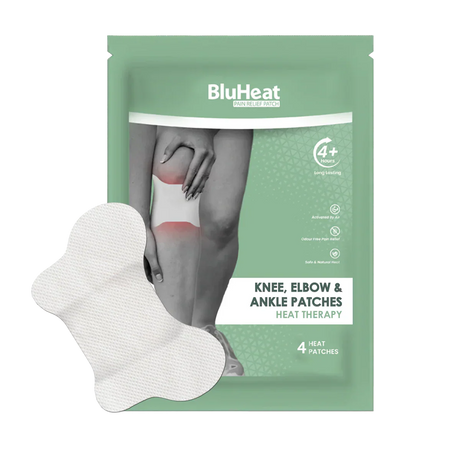 BLUHEAT PAIN RELIEF PATCHES FOR KNEE, ELBOW & ANKLE