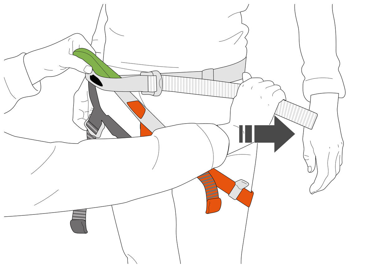 PETZL PANDION STEEL LT ADJUSTABLE SIT HARNESS FOR CLIMBING, ADVENTURE PARKS & GROUP ACTIVITIES