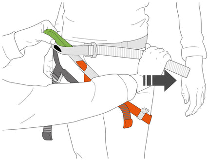 PETZL PANDION STEEL LT ADJUSTABLE SIT HARNESS FOR CLIMBING, ADVENTURE PARKS & GROUP ACTIVITIES