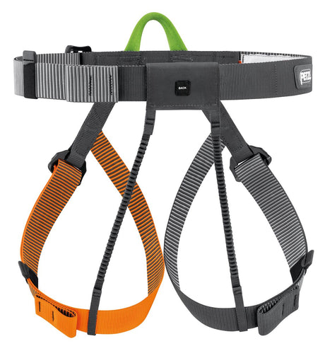 PETZL PANDION STEEL LT ADJUSTABLE SIT HARNESS FOR CLIMBING, ADVENTURE PARKS & GROUP ACTIVITIES