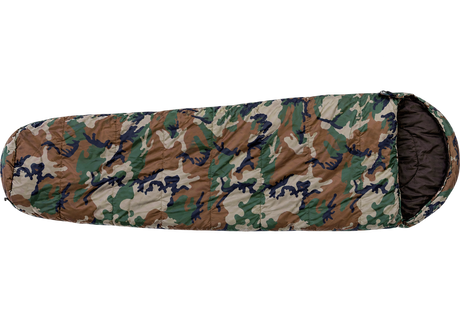 Cliff Climber Camo 400 double layer sleeping bag with hollow fiber insulation