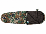 Cliff Climber Camo 400 sleeping bag with compression carry bag
