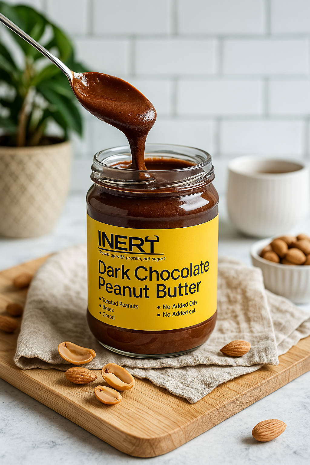 DARK CHOCOLATE PEANUT BUTTER - 325G - Stepin Adventure #